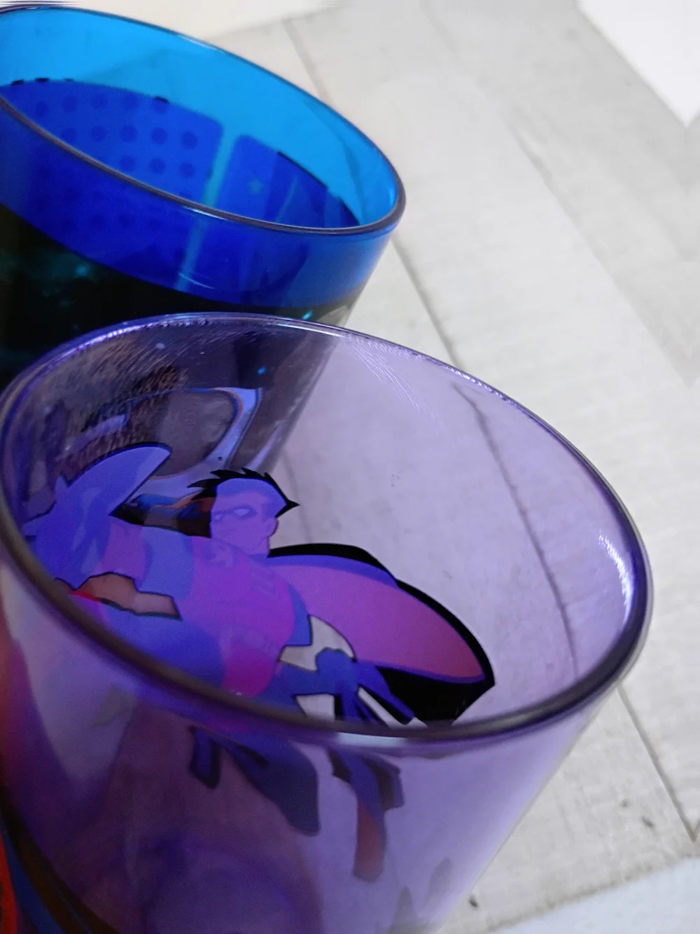 90s & 2000s Plastic Collector Cups Lot - Hot Wheels, Batman & Robin, Space Jam